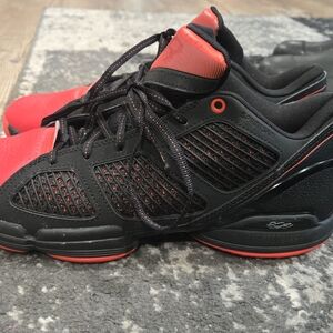 Black and Red Athletic Sneakers